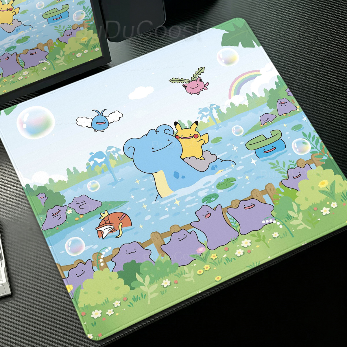 Anime Pokémon Ditto Mouse Pad  - Desk Setup Tech avaliação e preço
