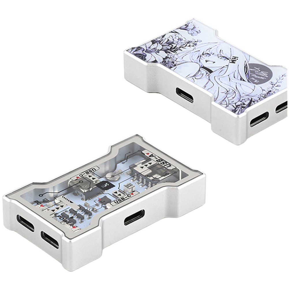 RGB USB Hub 2 Input 3 Output A - Desk Setup Hub avaliação e preço