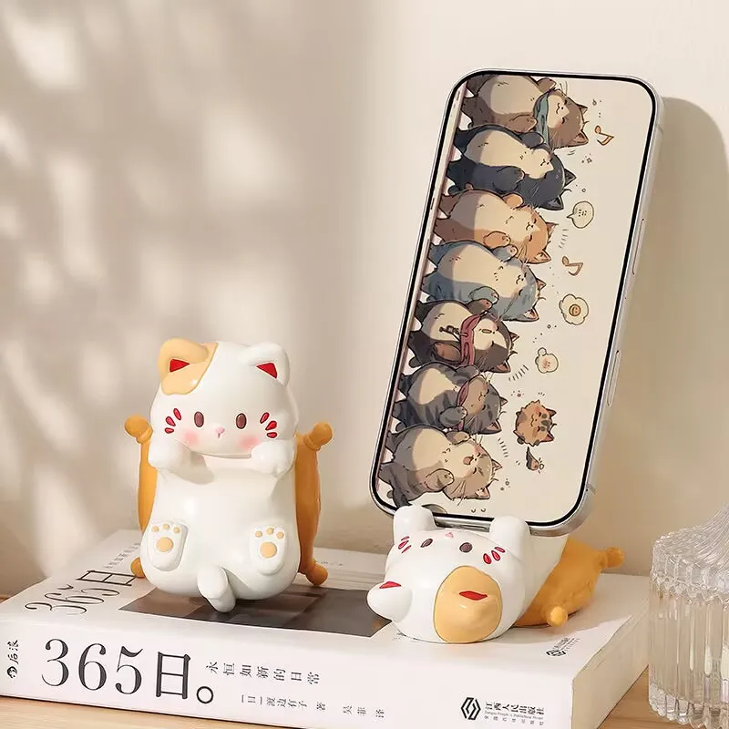 Cute Cartoon Cat Desktop Ornam - Desk Setup Cute avaliação e preço