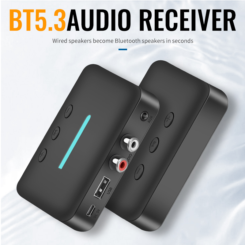 USB Bluetooth 5.3 Audio Receiv - Desk Setup Speakers avaliação e preço