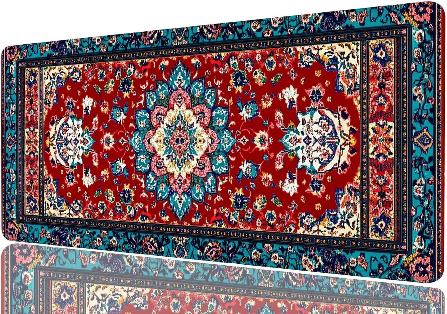 Stylish Ornate Persian Floral  - Desk Setup With Laptop avaliação e preço