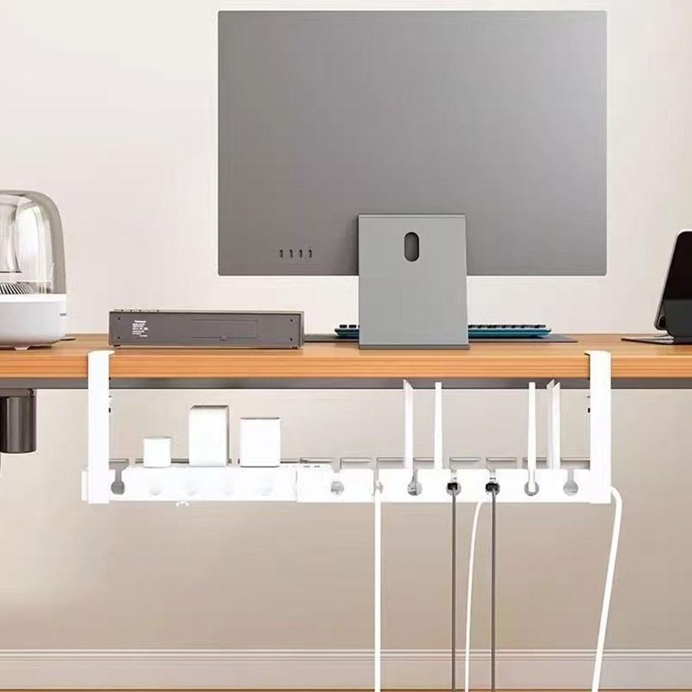 Extendable Under Desk Cable Ma - Desk Setup Shelves avaliação e preço