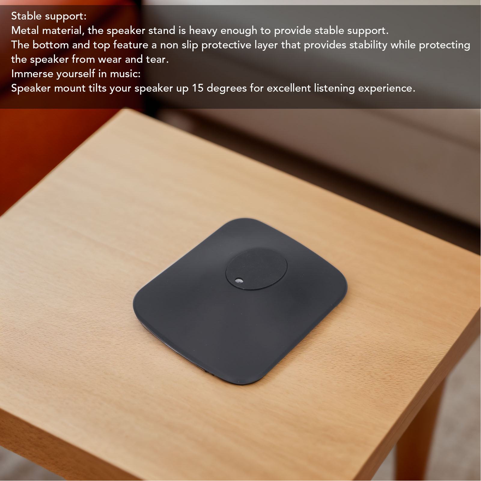 Speaker Stand Metal Non Slip V - Desk Setup Speakers avaliação e preço
