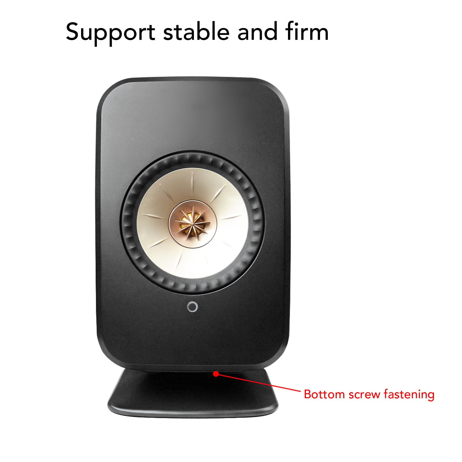 Speaker Stand Metal Non Slip V - Desk Setup Speakers avaliação e preço