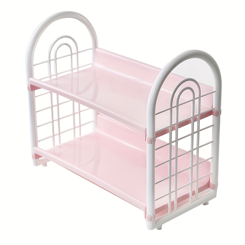 1pc Double Layer Multi-Functio - Desk Setup Shelves avaliação e preço