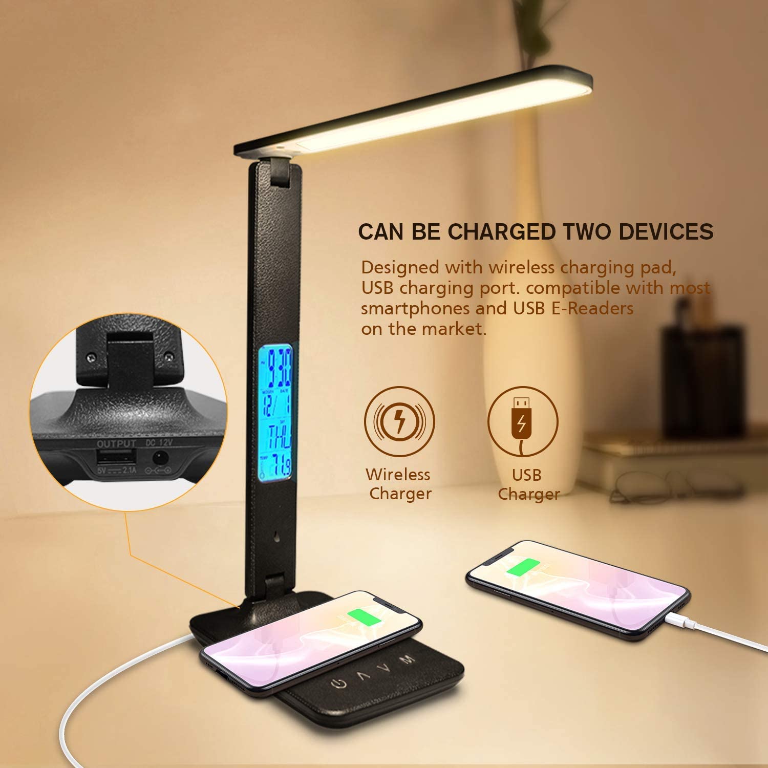 LAOPAO 10W QI Wireless Chargin - Desk Setup Computer avaliação e preço