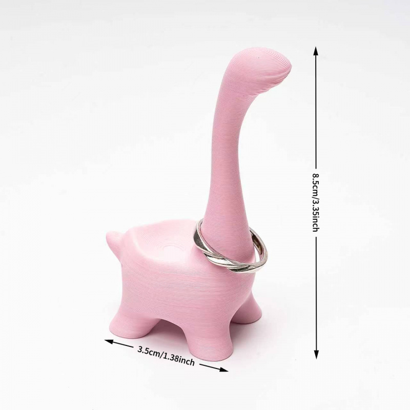Cute Dinosaur Ring Holder 3D P - Desk Setup Cute avaliação e preço