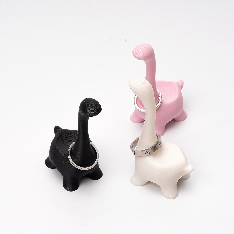 Cute Dinosaur Ring Holder 3D P - Desk Setup Cute avaliação e preço
