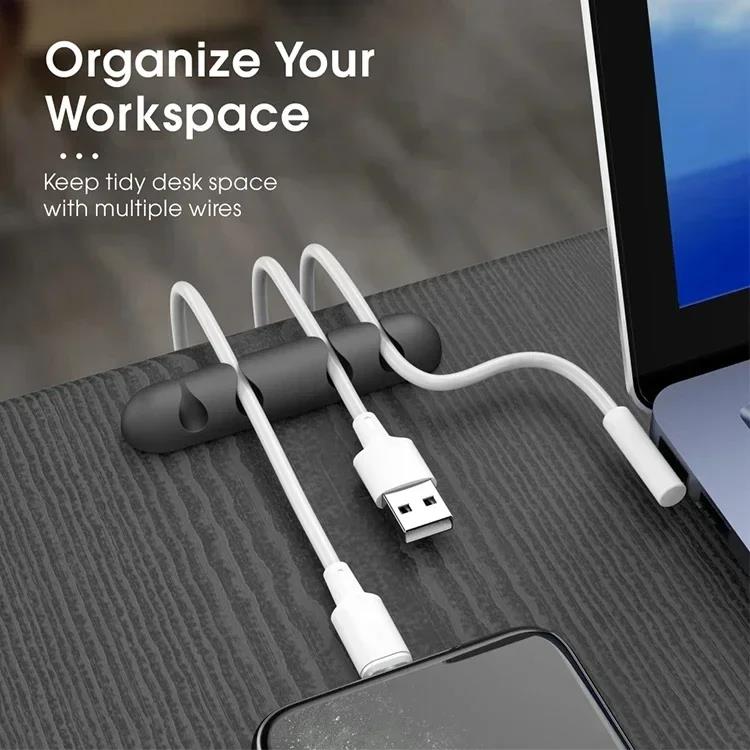 Mouse Wire Organizer Holds Mou - Desk Setup Computer avaliação e preço