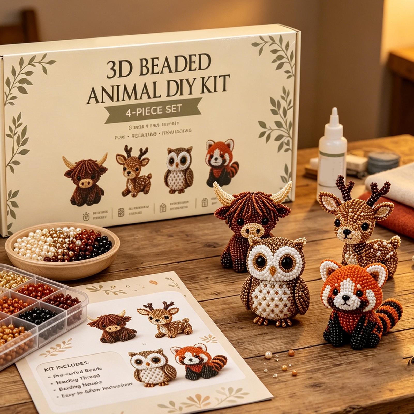 Cute Bird & Animal Beading Cra - Desk Setup Shelves avaliação e preço