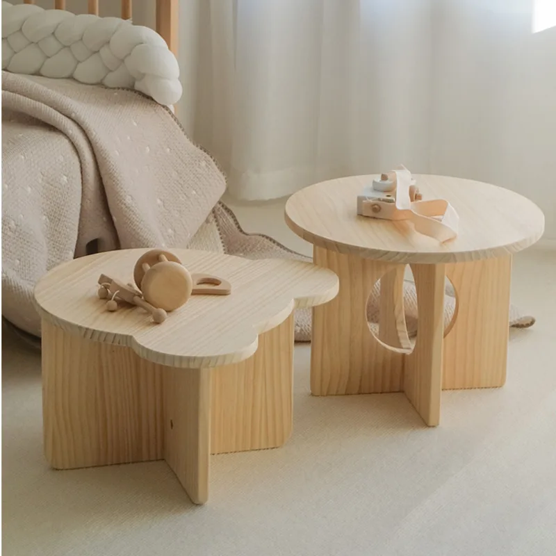 Solid Wood Children's Small Ta - Desk Setup Small Room avaliação e preço
