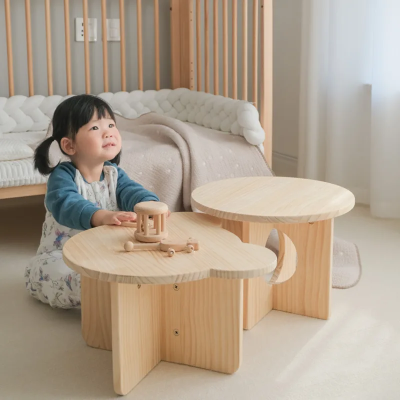Solid Wood Children's Small Ta - Desk Setup Small Room avaliação e preço