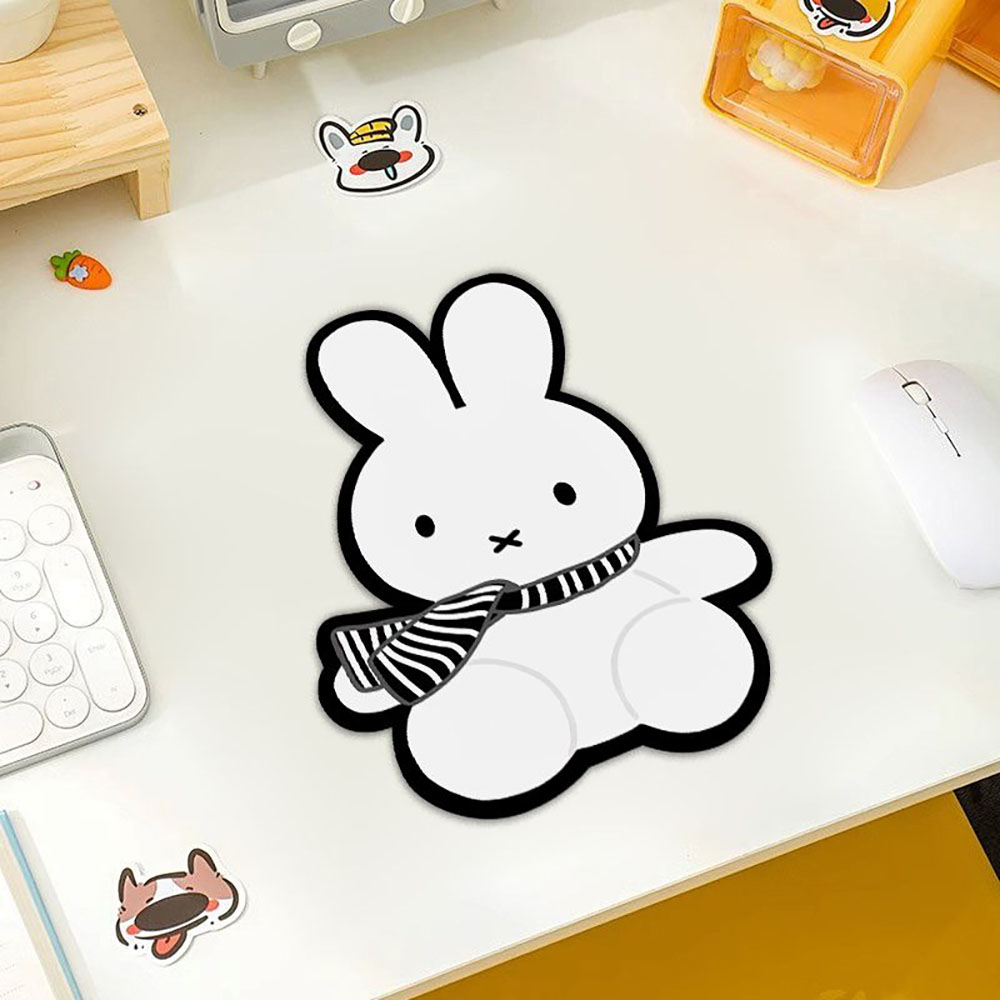 Kawaii Miffy Cute Mouse Pad Ca - Desk Setup Cute avaliação e preço
