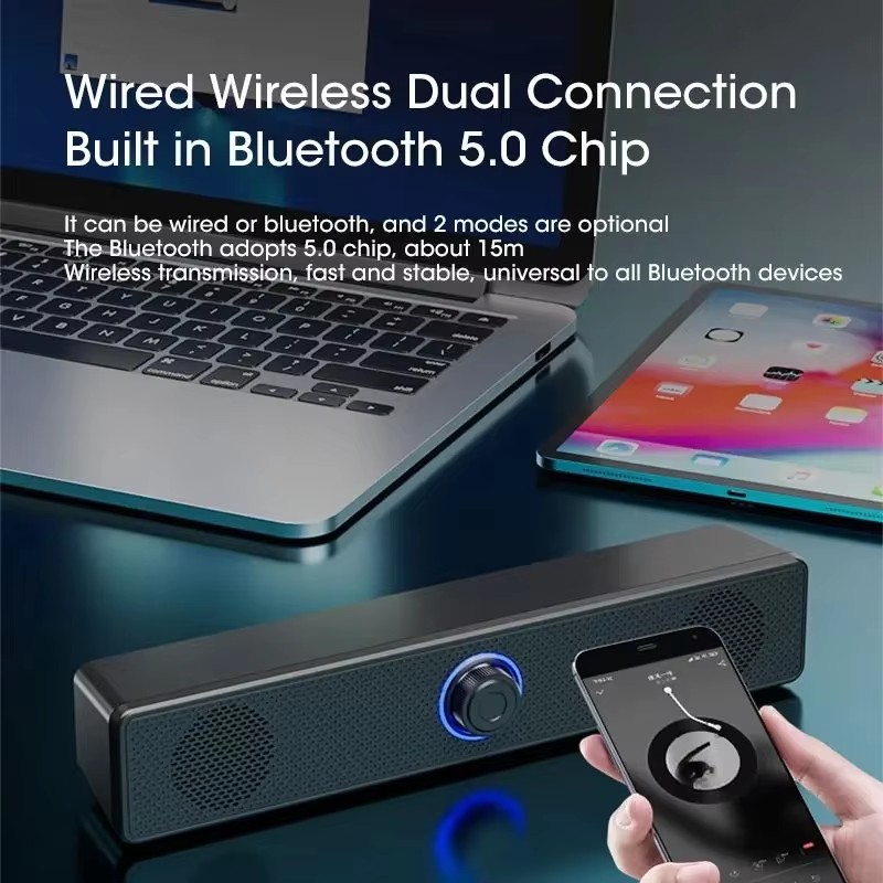 Wired Wireless Bluetooth Speak - Desk Setup Speakers avaliação e preço