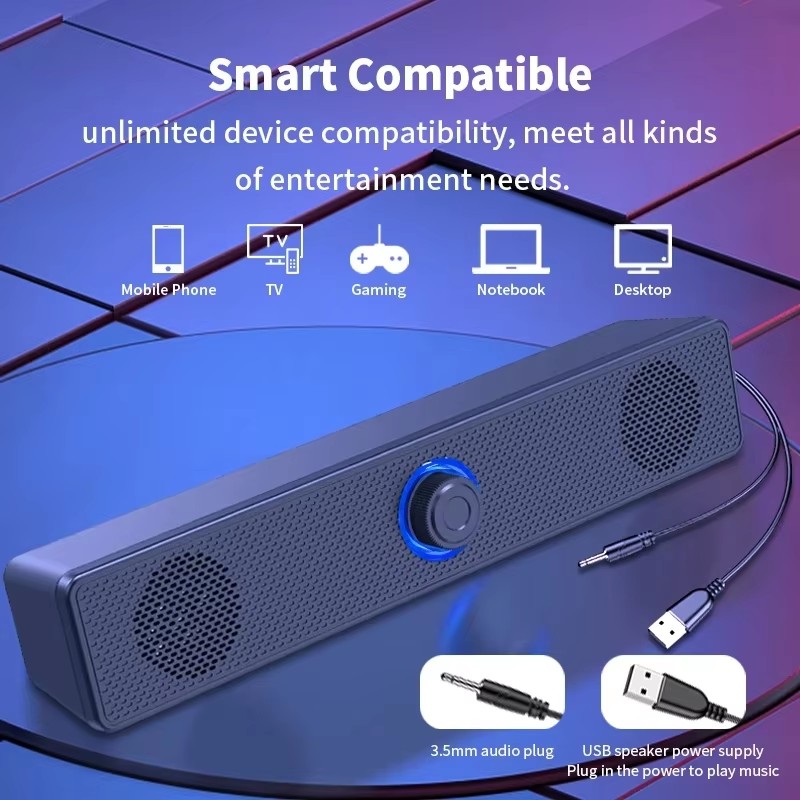 Wired Wireless Bluetooth Speak - Desk Setup Speakers avaliação e preço