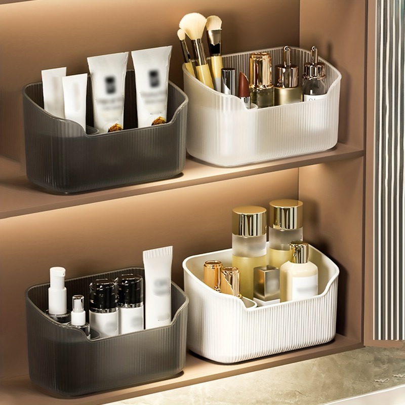 Multi-Functional Cosmetic Stor - Desk Setup Shelves avaliação e preço