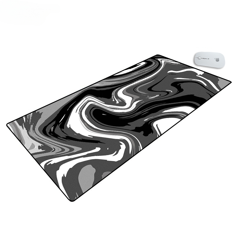 Large Mat Mouse Pad Fluid Art  - Desk Setup With Laptop avaliação e preço