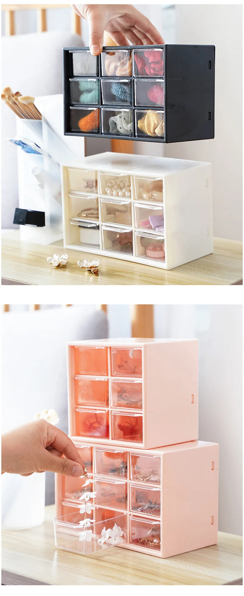 Simple High-Color Desktop Orga - Desk Setup Shelves avaliação e preço
