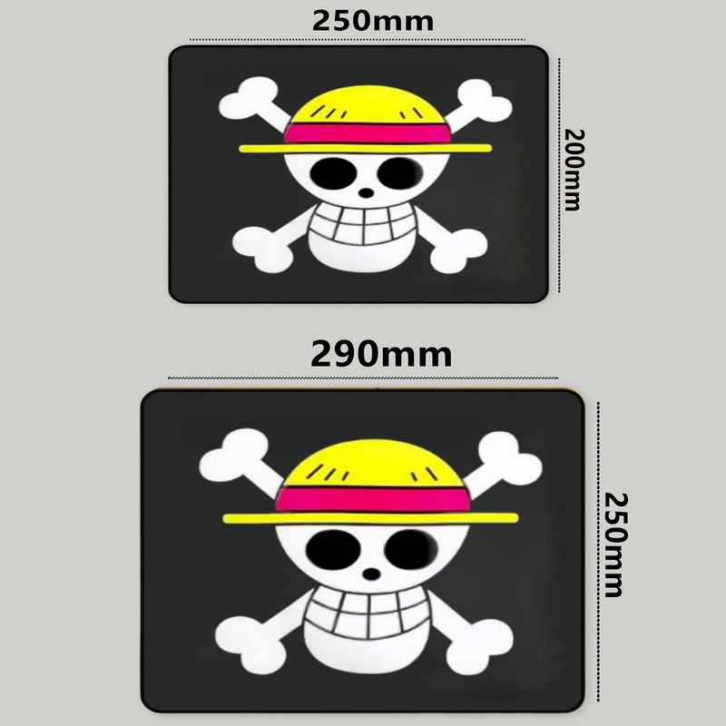Cartoon Mouse Pad One Piece An - Desk Setup Cute avaliação e preço