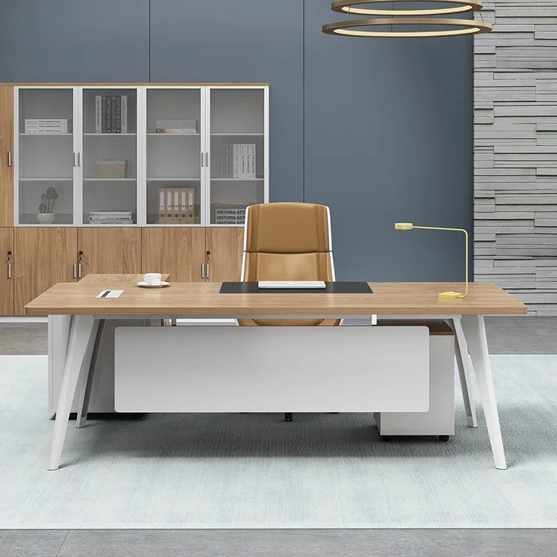 (Sea shipping) European Execut - Desk Setup Computer avaliação e preço