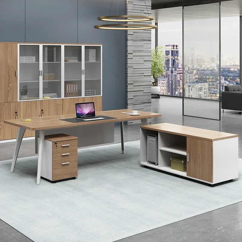 (Sea shipping) European Execut - Desk Setup Computer avaliação e preço