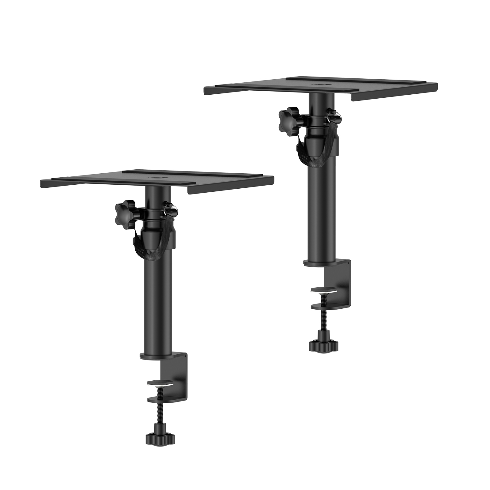 Set of 2 Desktop Clamp Speaker - Desk Setup With 2 Monitors avaliação e preço