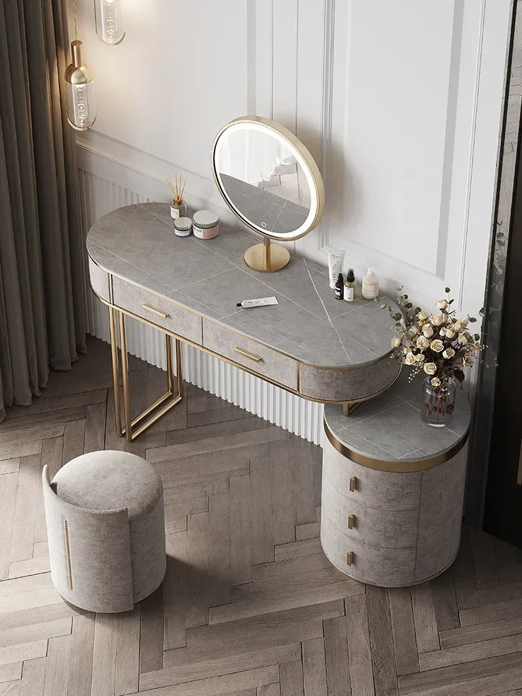 Bedroom Set European Furniture - Desk Vanity Setup avaliação e preço