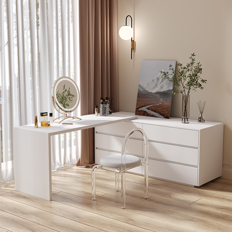 xx-Dresser,Multi-purpose Flat  - Desk Vanity Setup avaliação e preço