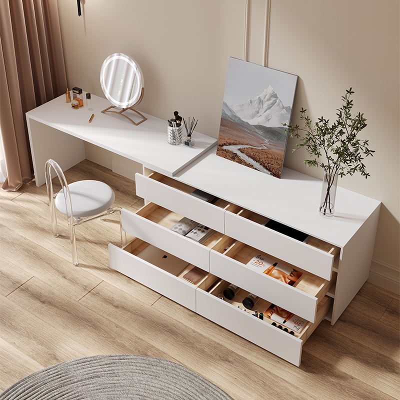 xx-Dresser,Multi-purpose Flat  - Desk Vanity Setup avaliação e preço