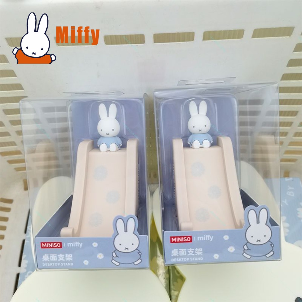 Kawaii Miffy Slide Phone Stand - Desk Setup Cute avaliação e preço