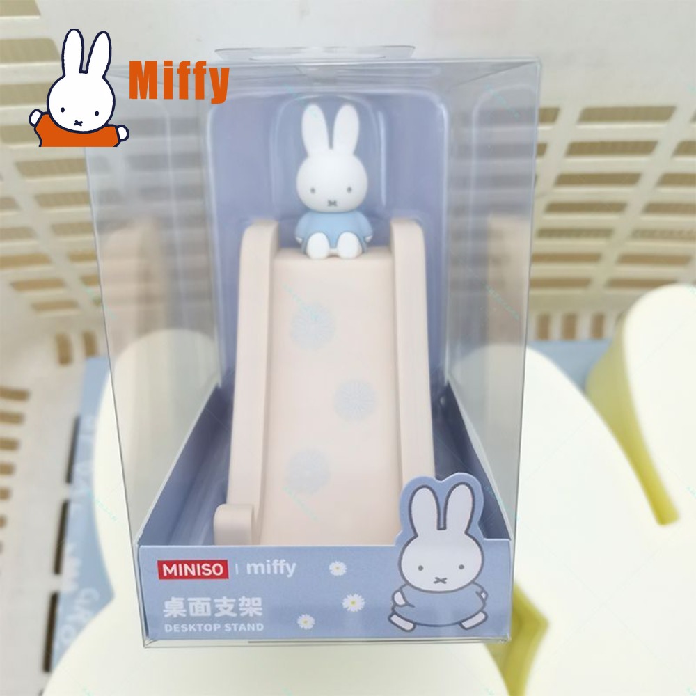 Kawaii Miffy Slide Phone Stand - Desk Setup Cute avaliação e preço