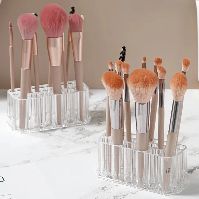 26 Holes Makeup Brush Holder M - Desk Setup Shelves avaliação e preço