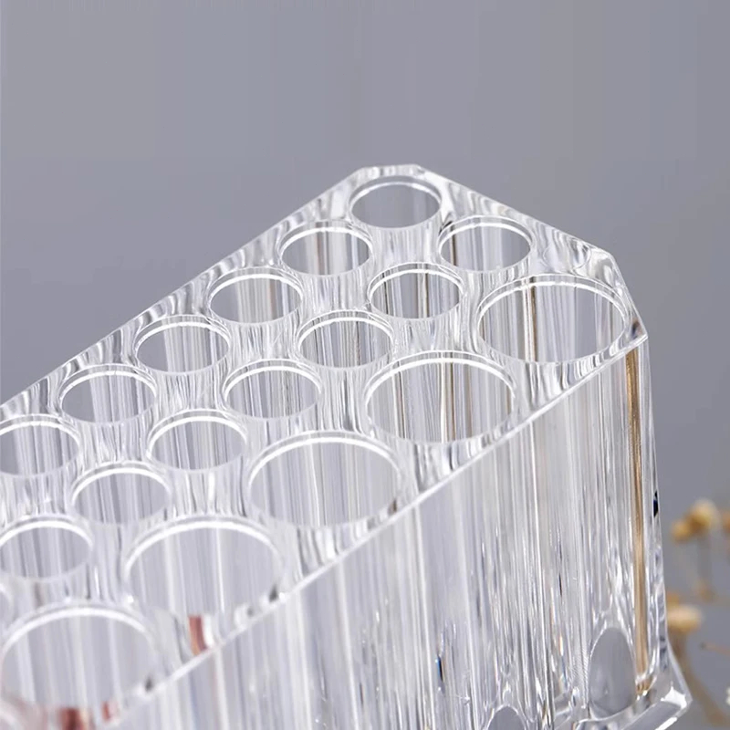 26 Holes Makeup Brush Holder M - Desk Setup Shelves avaliação e preço