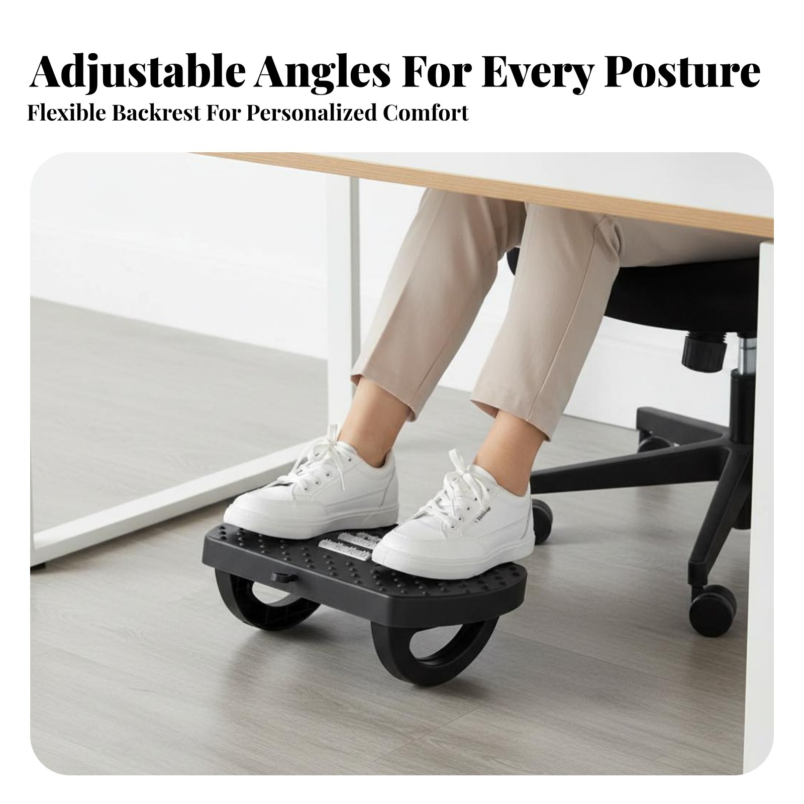 Adjustable beneath-desk Footre - Desk Setup Small Room avaliação e preço