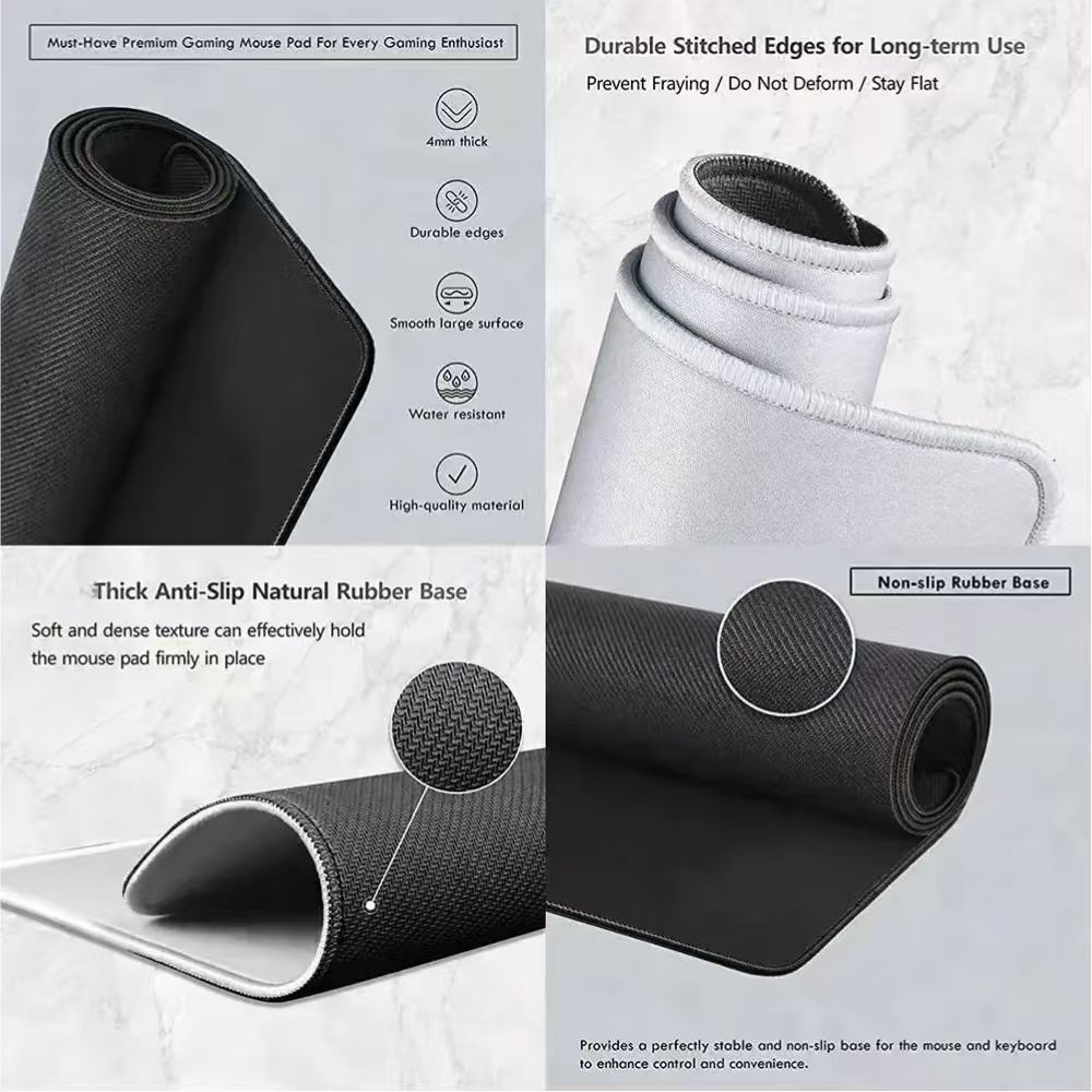 DIY Custom Photo Mouse Pad  Ga - Rubber Mat Desk avaliação e preço