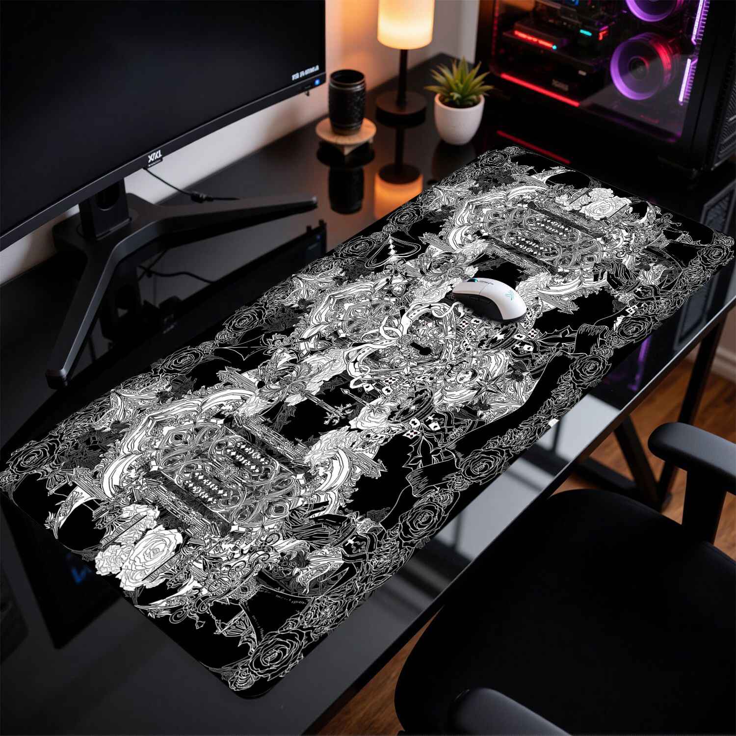 Divine Realm Gothic Building M - Rubber Mat Desk avaliação e preço