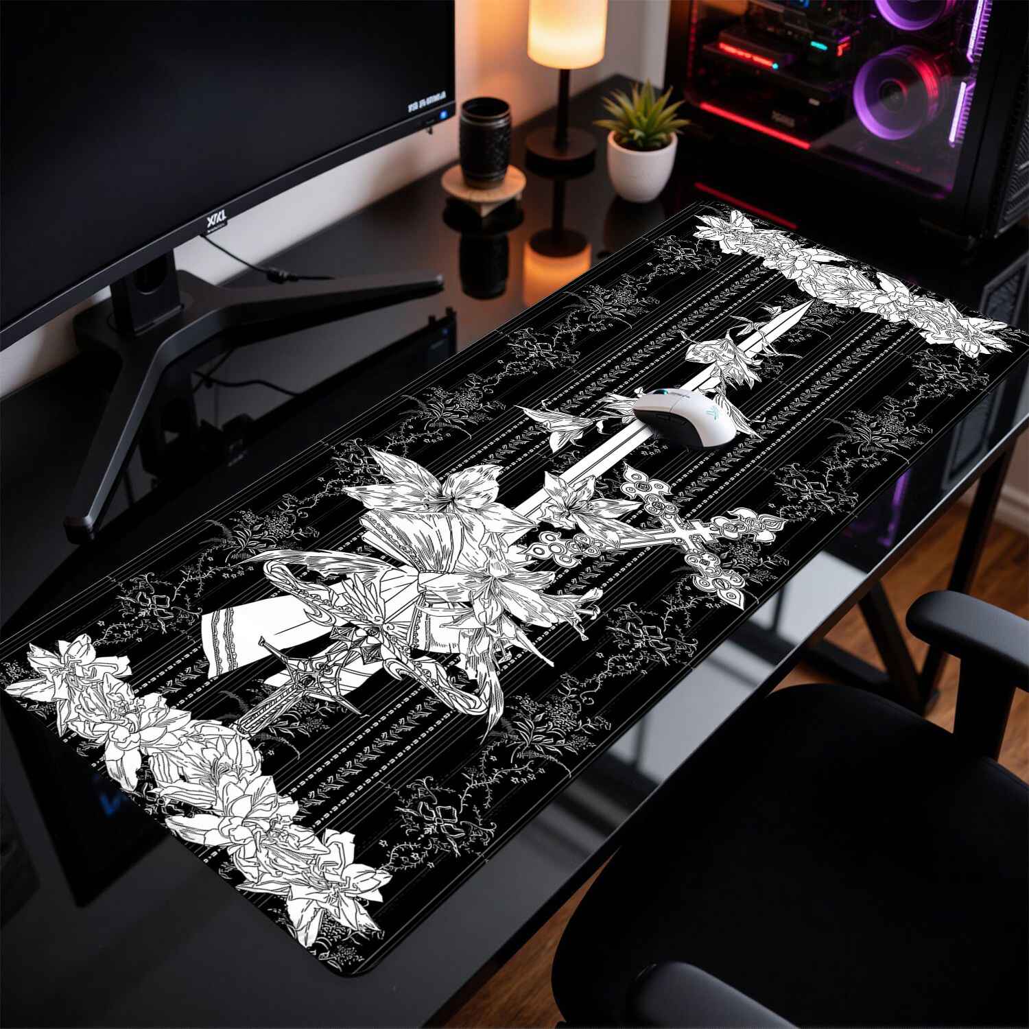 Divine Realm Gothic Building M - Rubber Mat Desk avaliação e preço