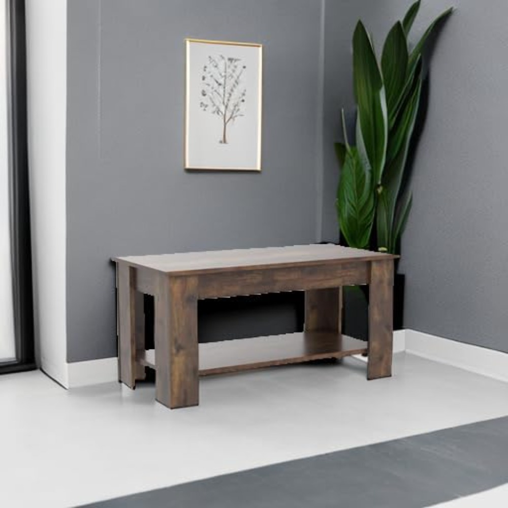 Lift Top Coffee Table with Hid - Desk Setup Shelves avaliação e preço