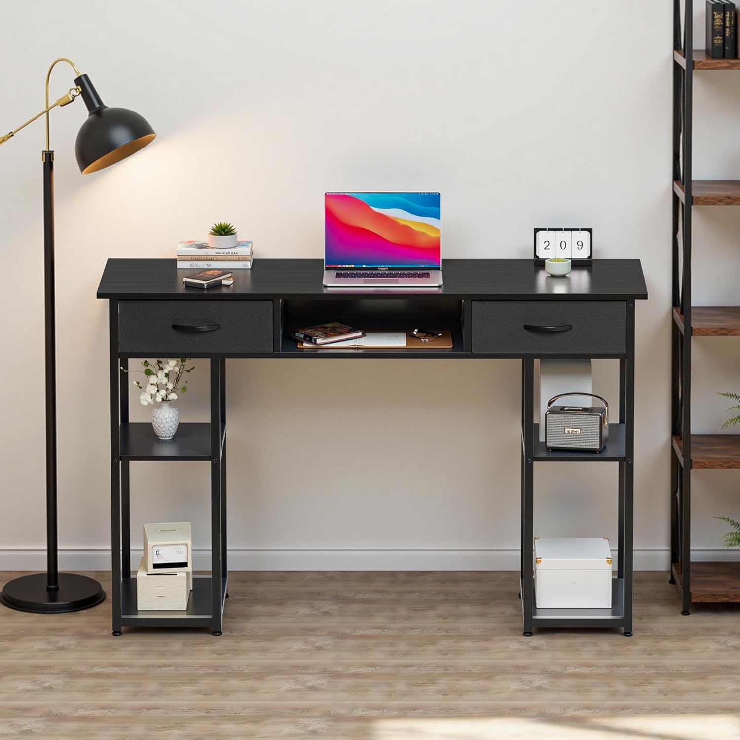 48-Inch Computer Desk with Fab - Desk Setup Small Room avaliação e preço