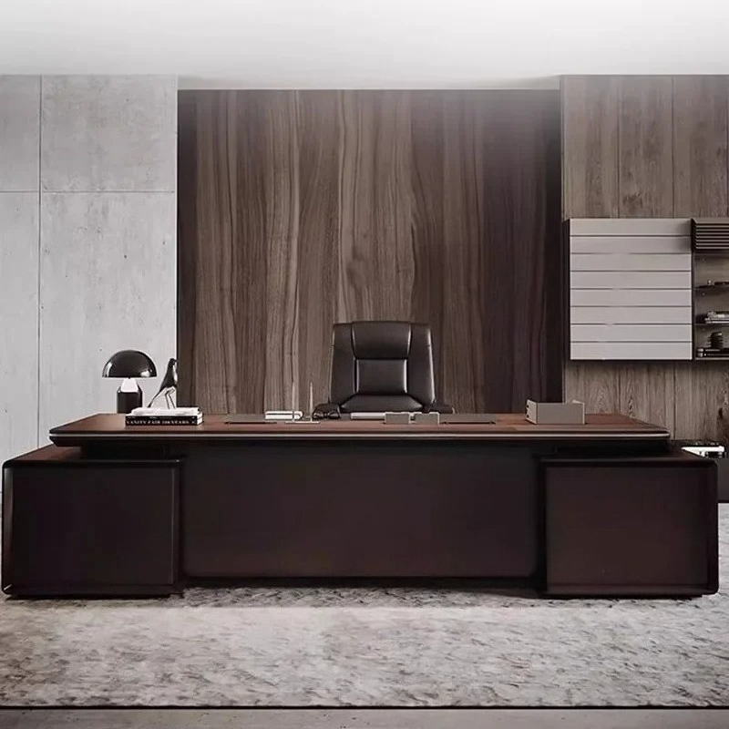 Modern Office Storage Executiv - Desk Setup With Laptop avaliação e preço
