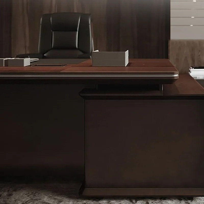 Modern Office Storage Executiv - Desk Setup With Laptop avaliação e preço