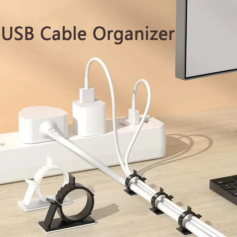 Cable Organizer Self Adhesive  - Desk Setup Computer avaliação e preço