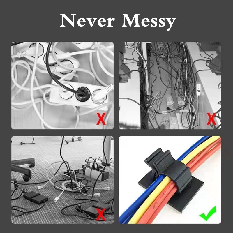 Cable Organizer Self Adhesive  - Desk Setup Computer avaliação e preço