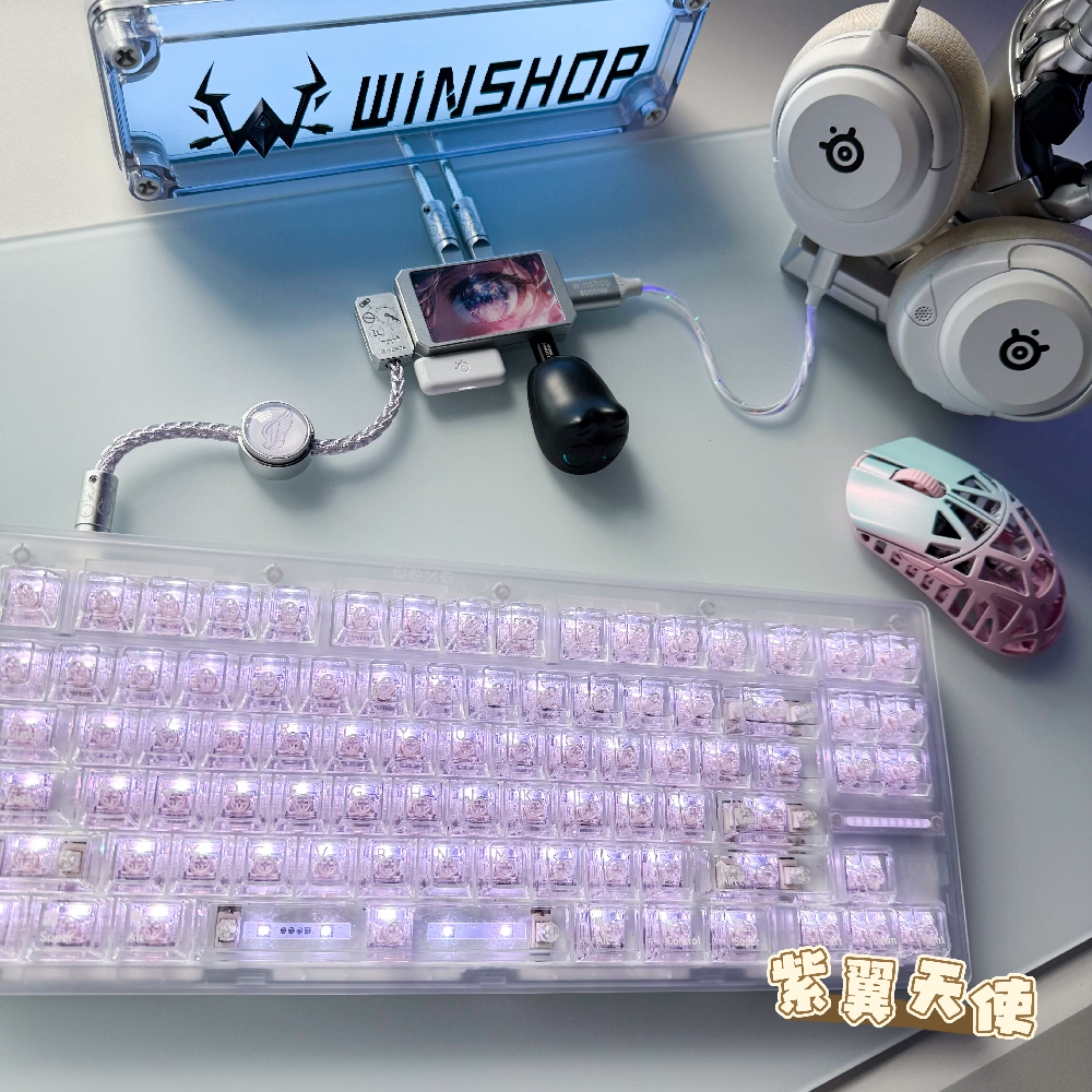 WINSHOP Gaming USB HUB 2-in-1  - Desk Setup Hub avaliação e preço