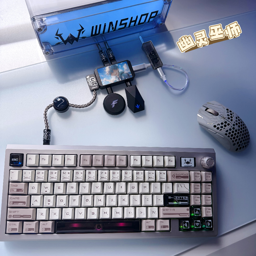 WINSHOP Gaming USB HUB 2-in-1  - Desk Setup Hub avaliação e preço