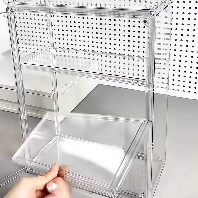 Transparent Acrylic Figurine D - Desk Setup Shelves avaliação e preço