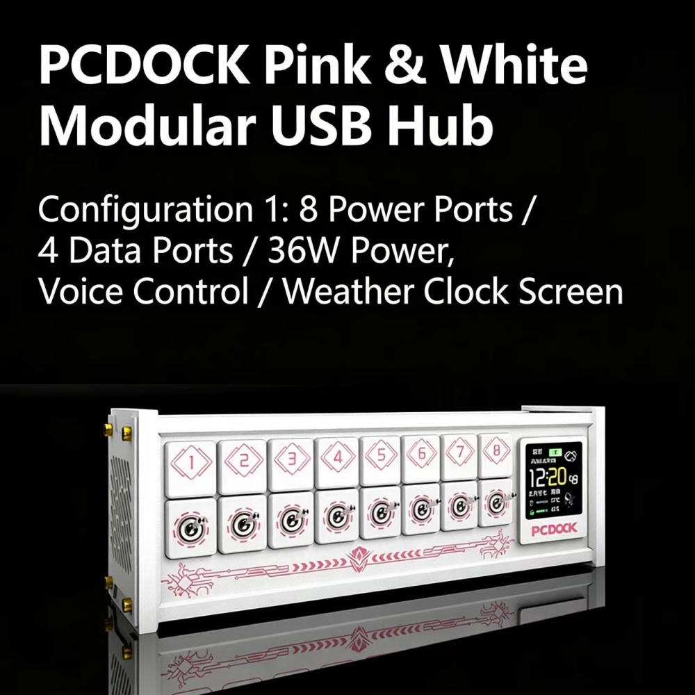 PCDOCK Block USB Desktop Power - Desk Setup Tech avaliação e preço