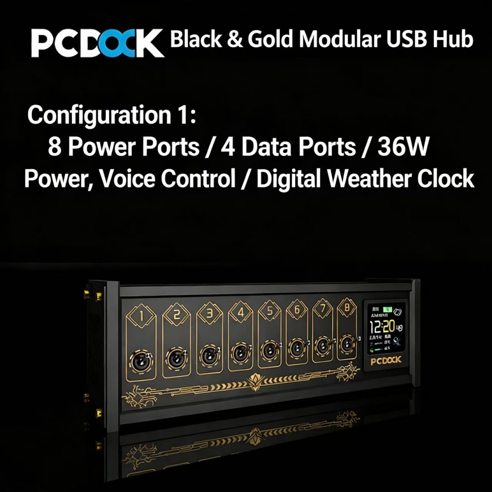 PCDOCK Block USB Desktop Power - Desk Setup Tech avaliação e preço