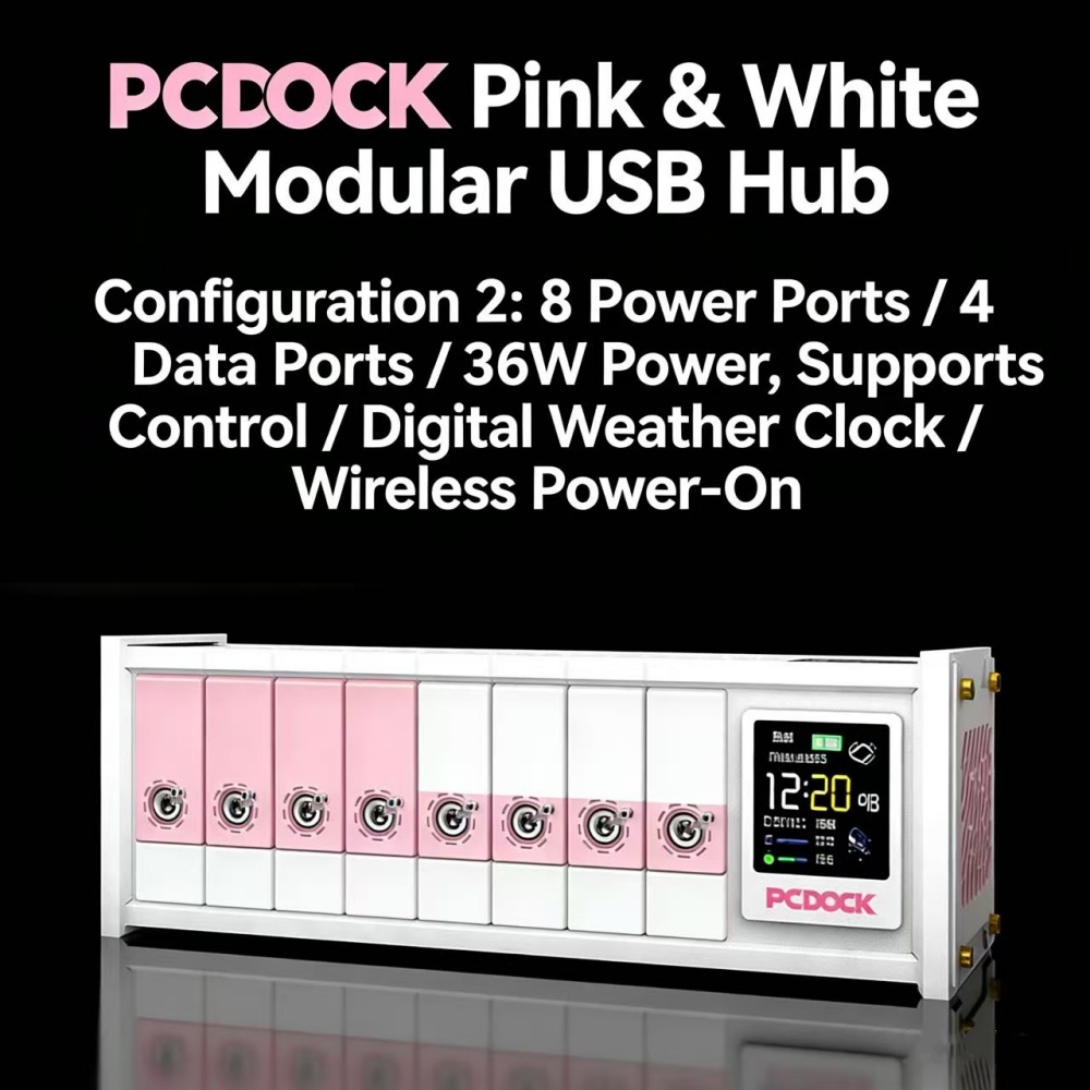 PCDOCK Block USB Desktop Power - Desk Setup Tech avaliação e preço