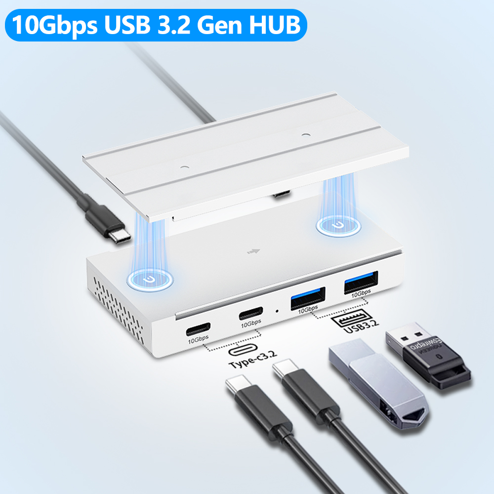 10Gbps USB3.2 Gen2 HUB Desk Ma - Desk Setup Hub avaliação e preço